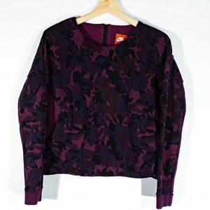 Nike Tech Fleece Camo Crew Sweatshirt